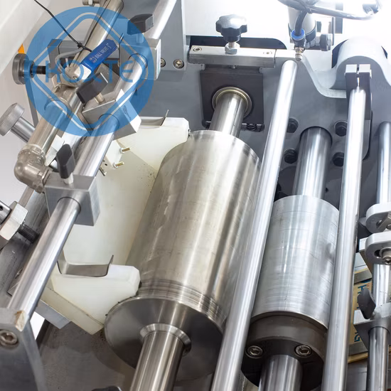 Compras on-line Máquina de fazer sacolas de papel Kraft Brown Square Bottom totalmente automática para compras com impressão em linha SOS Bag