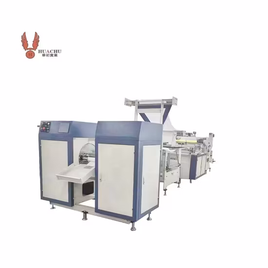 Máquina de fazer saco de lixo com cordão contínuo de plástico poli biodegradável totalmente automática PE HDPE LDPE Máquina de rolo para saco de lixo com fita adesiva