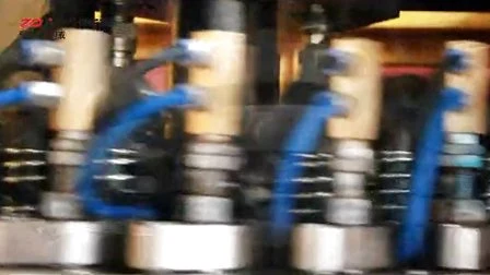 Máquina rotativa de moldagem por compressão de tampas de garrafas